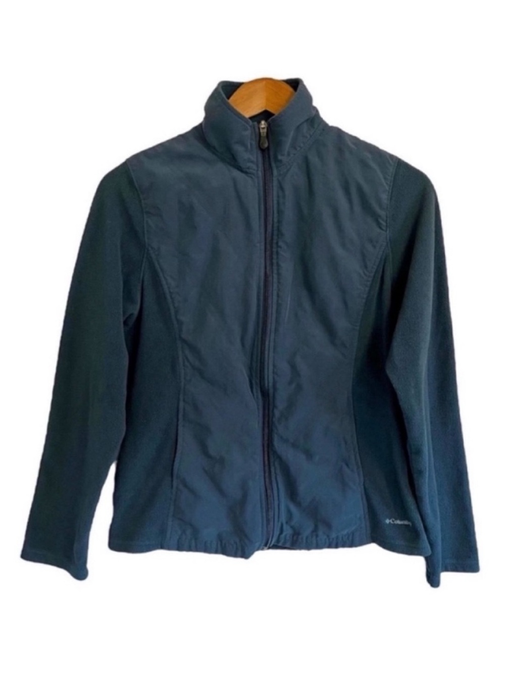 Columbia Women’s Dark Blue Full-Zip Fleece Jacket Size Small